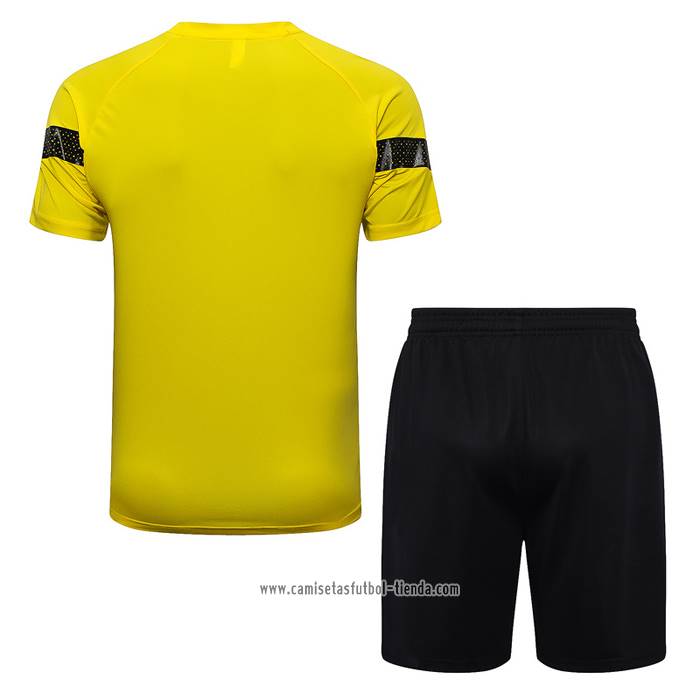 Chandal del Borussia Dortmund 2022 2023 Manga Corta Amarillo - Pantalon Corto